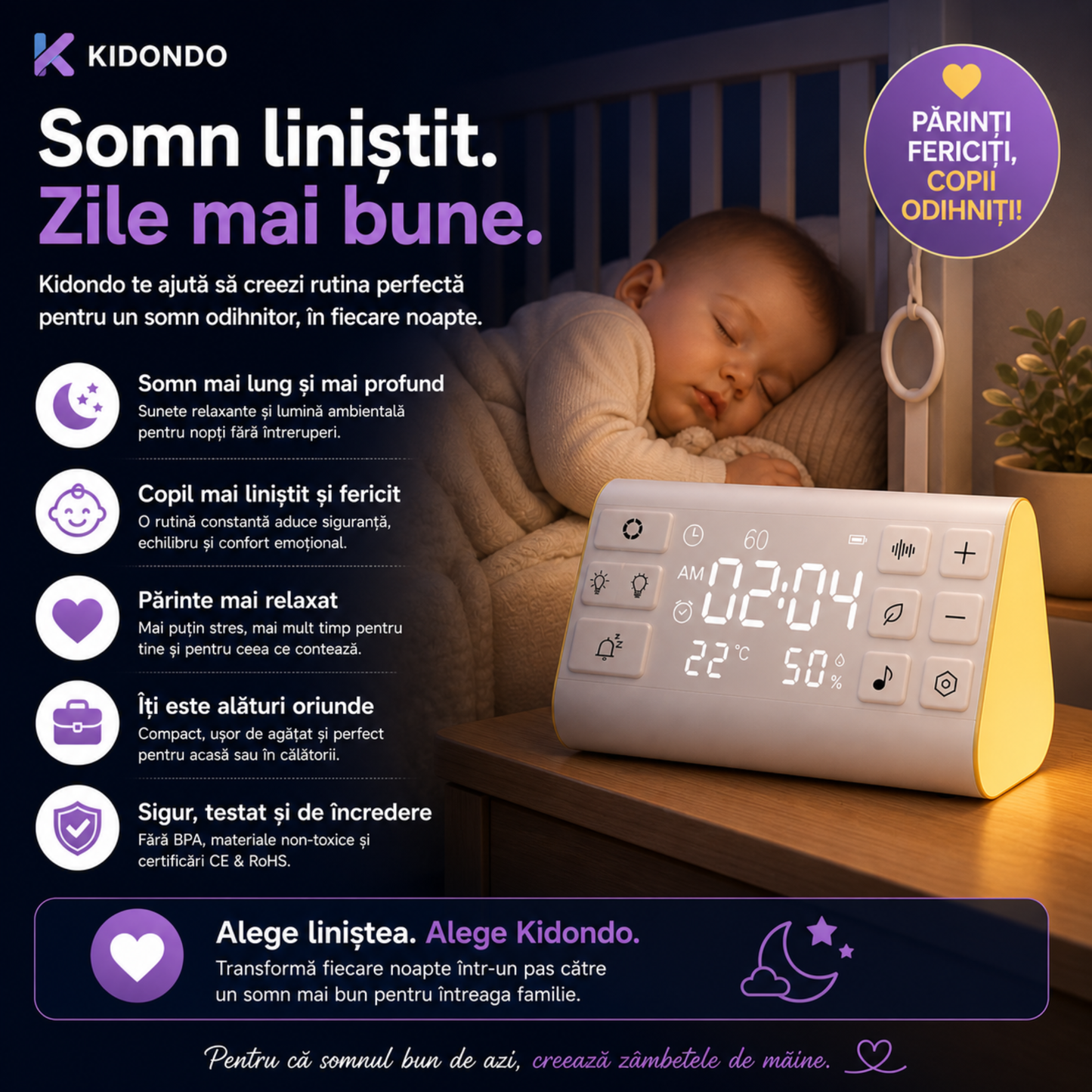 Boxă 4 în 1 cu sunete albe